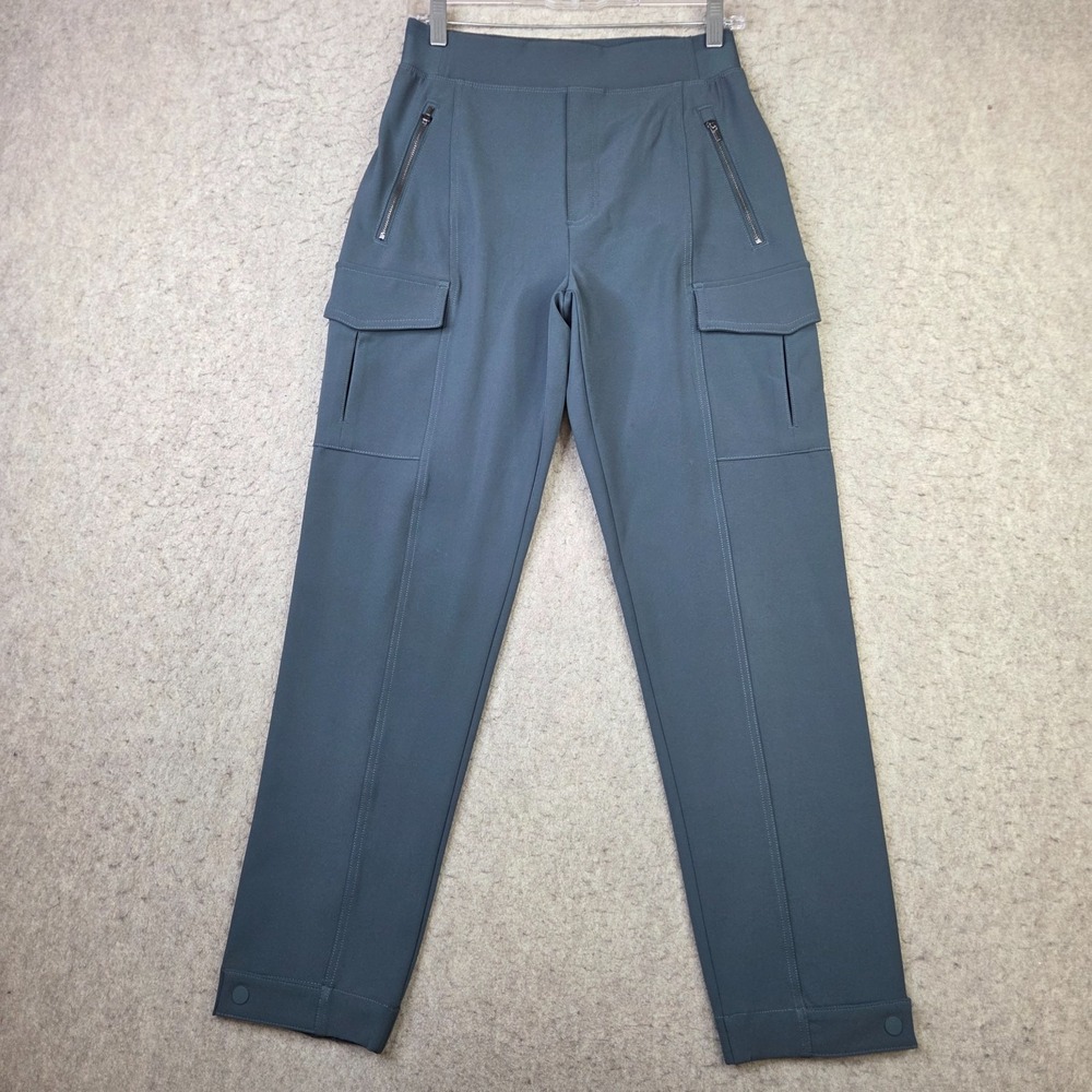 Athleta Endless High Rise Cargo Pant Teal Women Size 2 Gorpcore Skater Packable